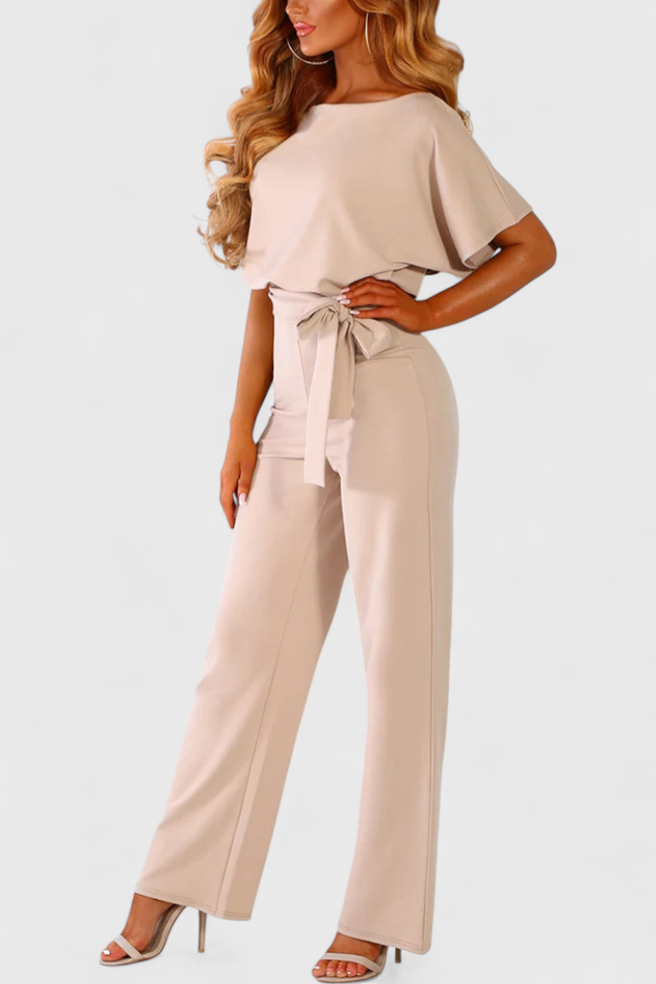 Evie Wide-Cut Fluid Jumpsuit with Elegant Silhouette