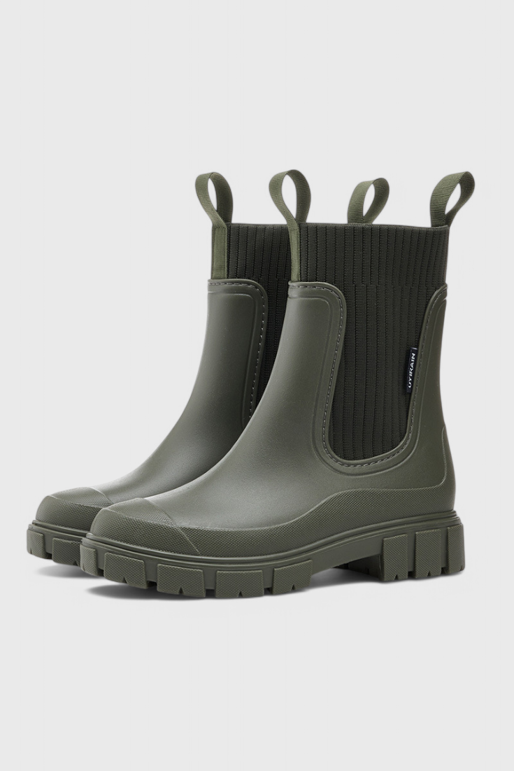 Maelie Waterproof Chelsea Boots with Slip-Resistant Sole