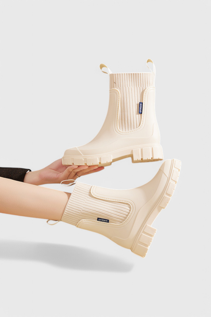 Maelie Waterproof Chelsea Boots with Slip-Resistant Sole