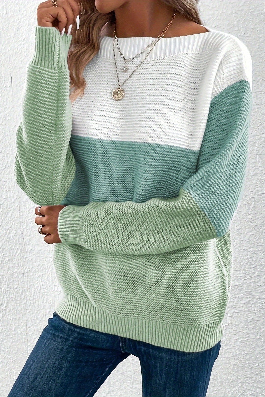 Soria Cozy Mixed Wool Sweater - Easygoing Fit