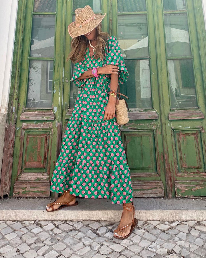 Fiona™ | Eclectic Boho Maximalist Dress