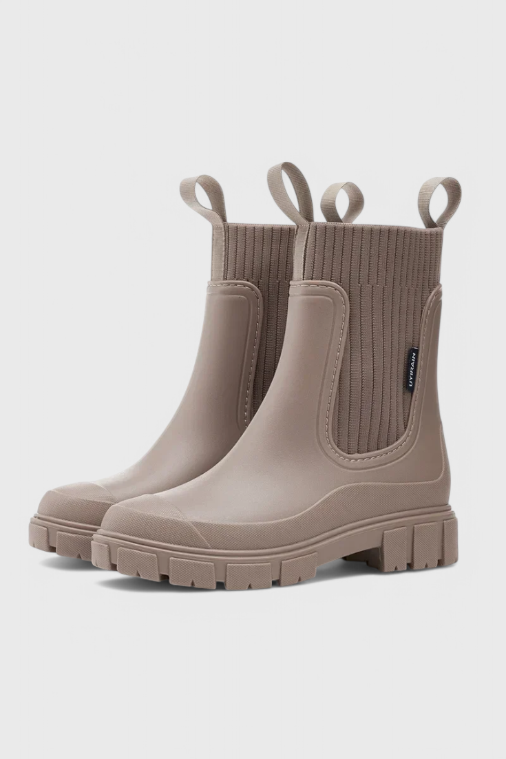 Waterproof Maelie Chelsea Boots with Slip-Resistant Sole