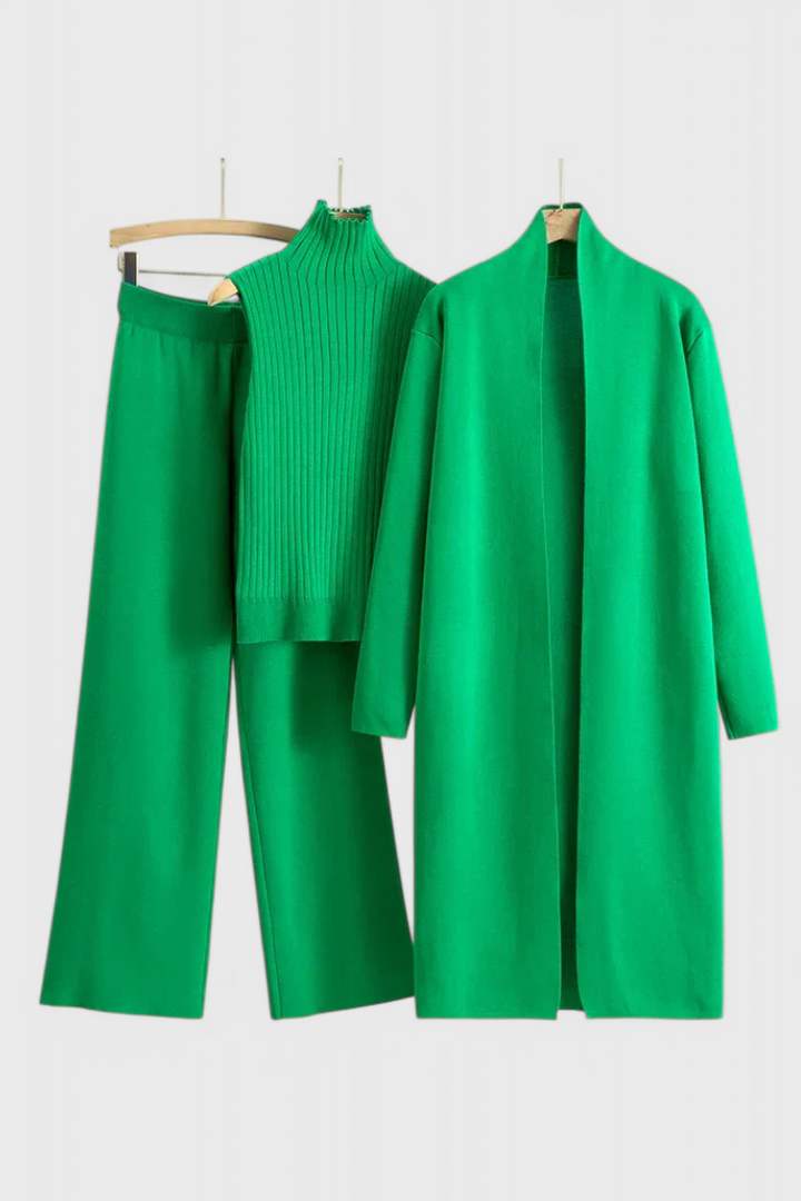 Mahalia 3-Piece Soft Knit Ensemble with Chic Design