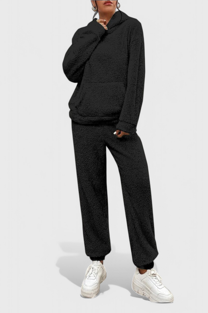 Cozy Billie Two-Piece Set in Luxurious Teddy Fabric