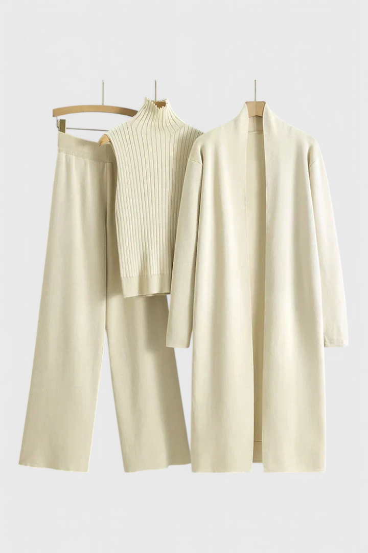 Mahalia 3-Piece Soft Knit Ensemble with Chic Design