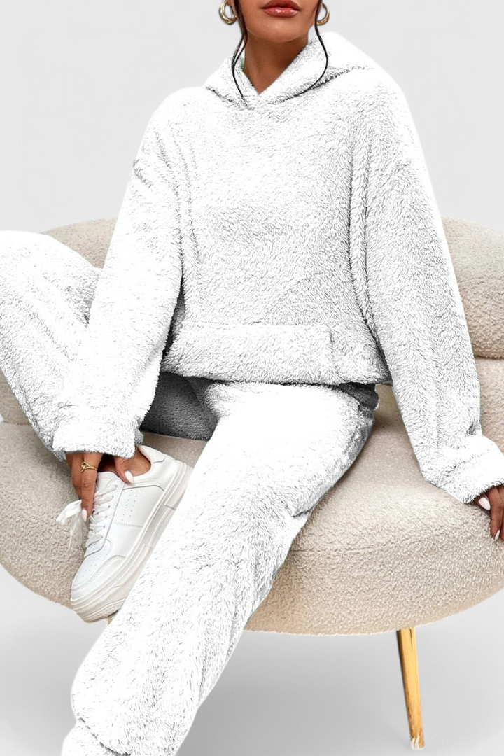 Cozy Billie Two-Piece Set in Luxurious Teddy Fabric