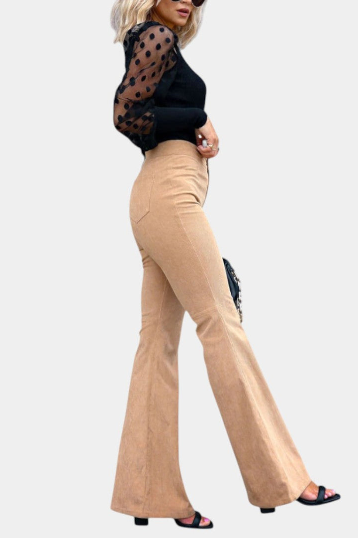 Kiara Wide-Leg High-Waisted Trousers