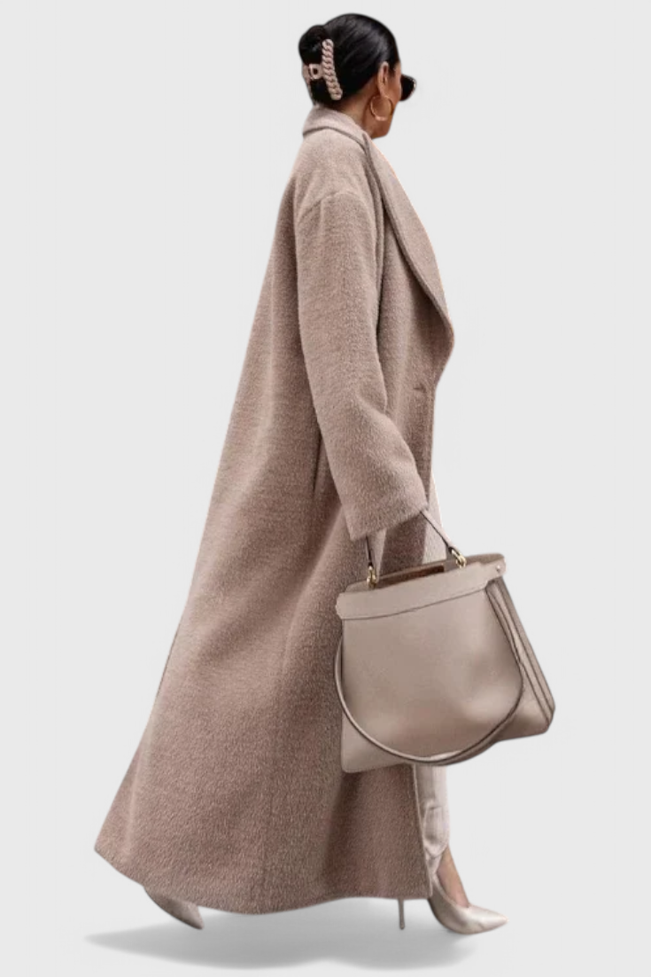 Chloé Fluid Silhouette Long Button Coat