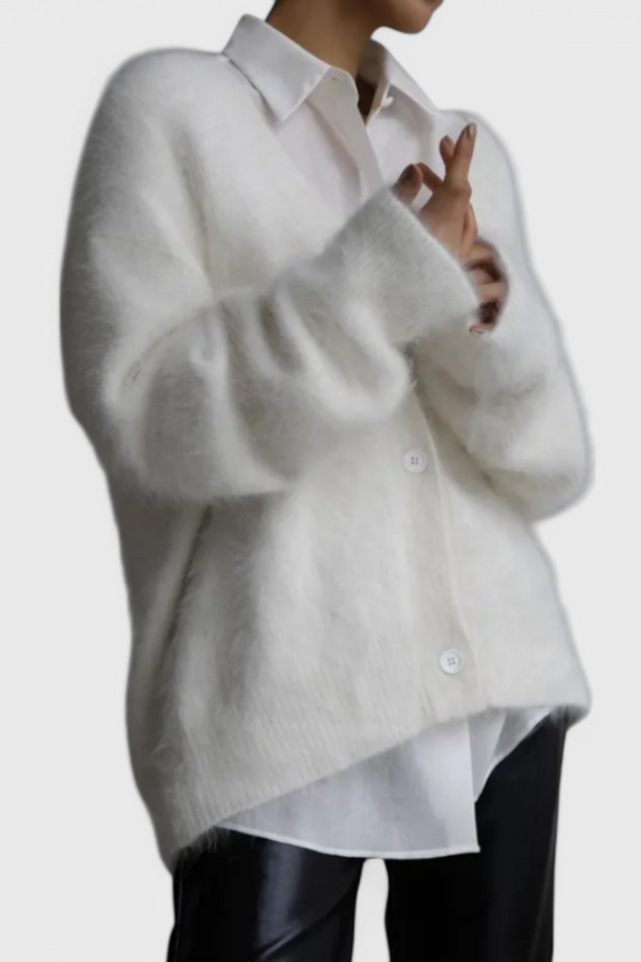 Timeless Cashmere Daniela Cardigan in Luxurious Softness