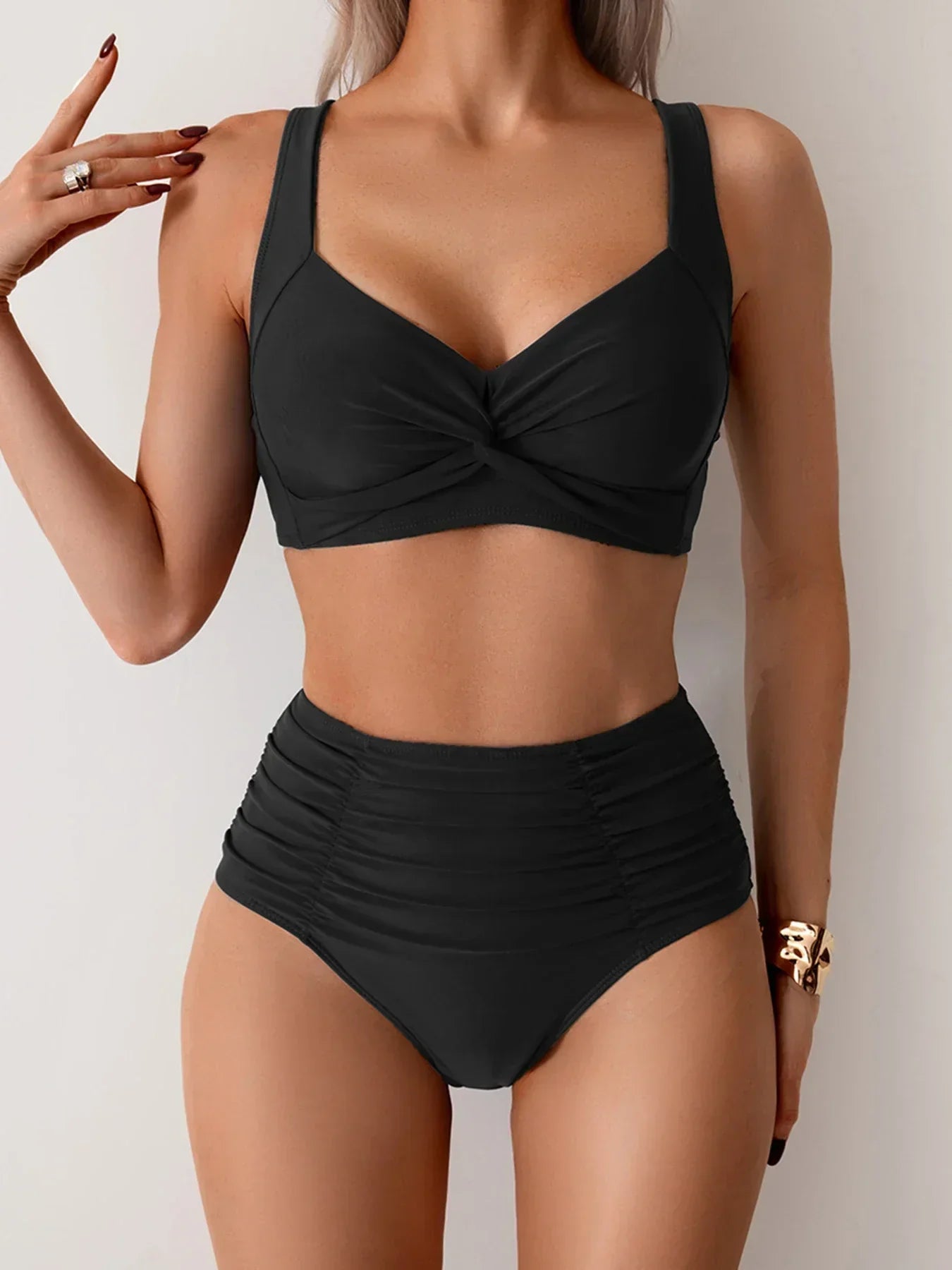 Laluna® | High-Waisted Summer Bikini Ensemble