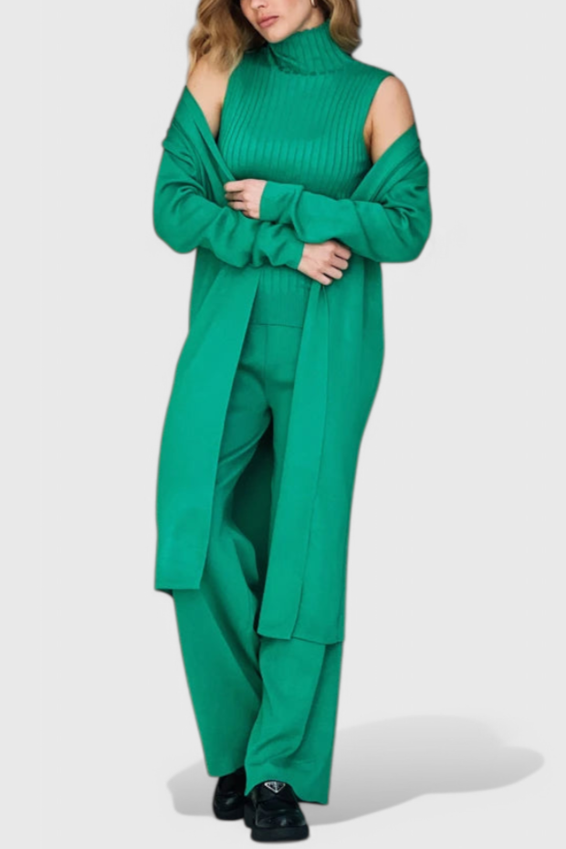 Mahalia 3-Piece Soft Knit Ensemble with Chic Design