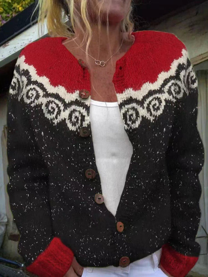 Taylor | Retro Island Knit Sweater