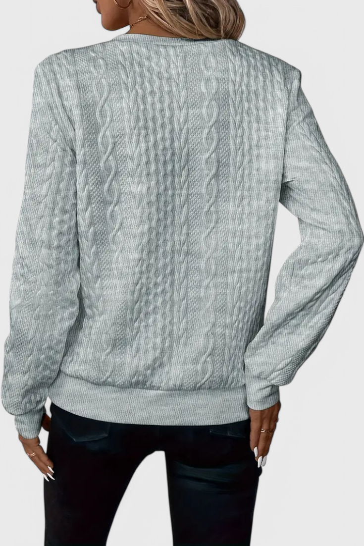 Zoey Cozy Minimalist Knit Sweater