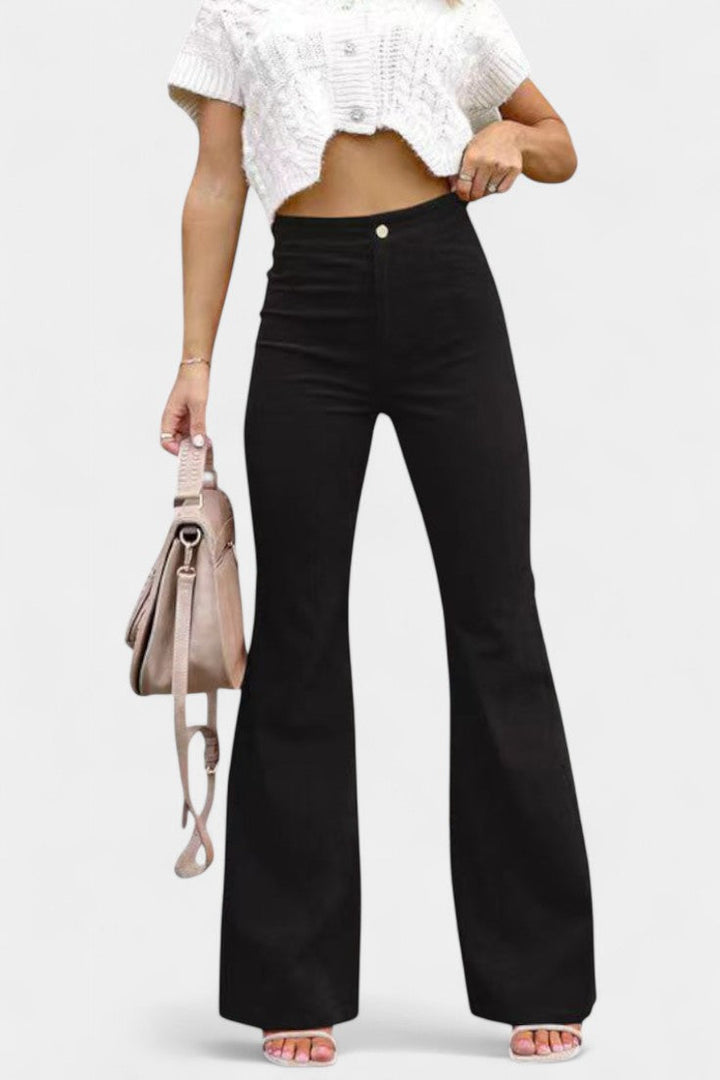Kiara Wide-Leg High-Waisted Trousers