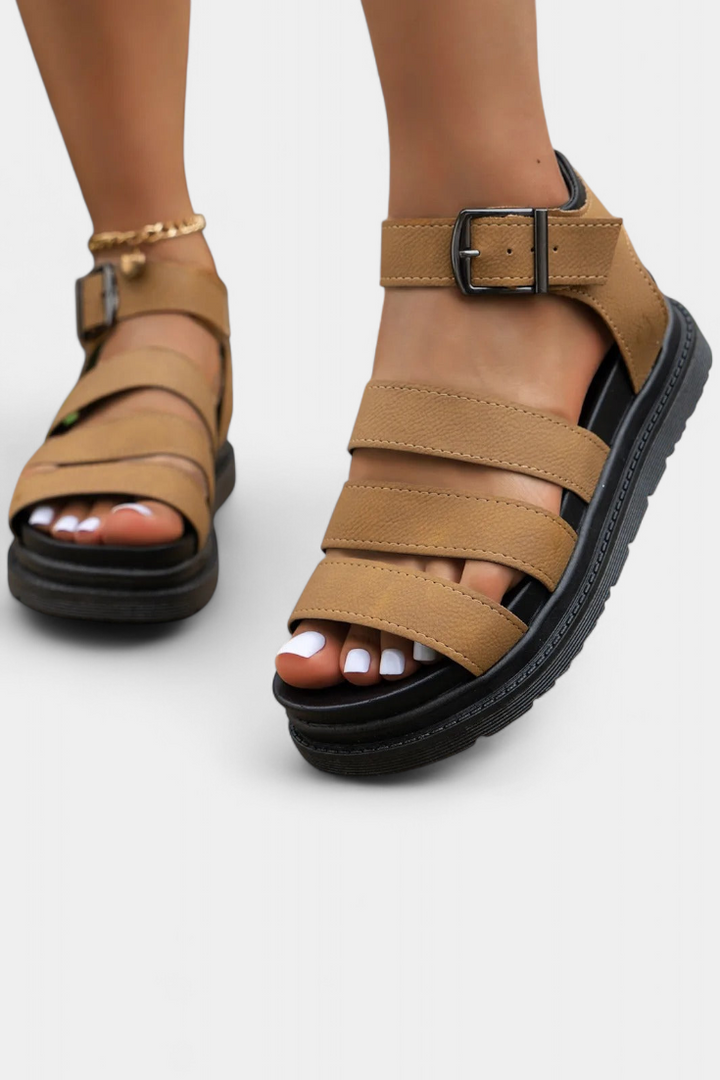 Renes Multi-Strap Sandals with Sturdy Platform