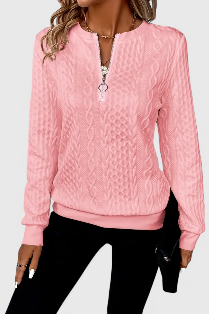 Zoey Cozy Minimalist Knit Sweater