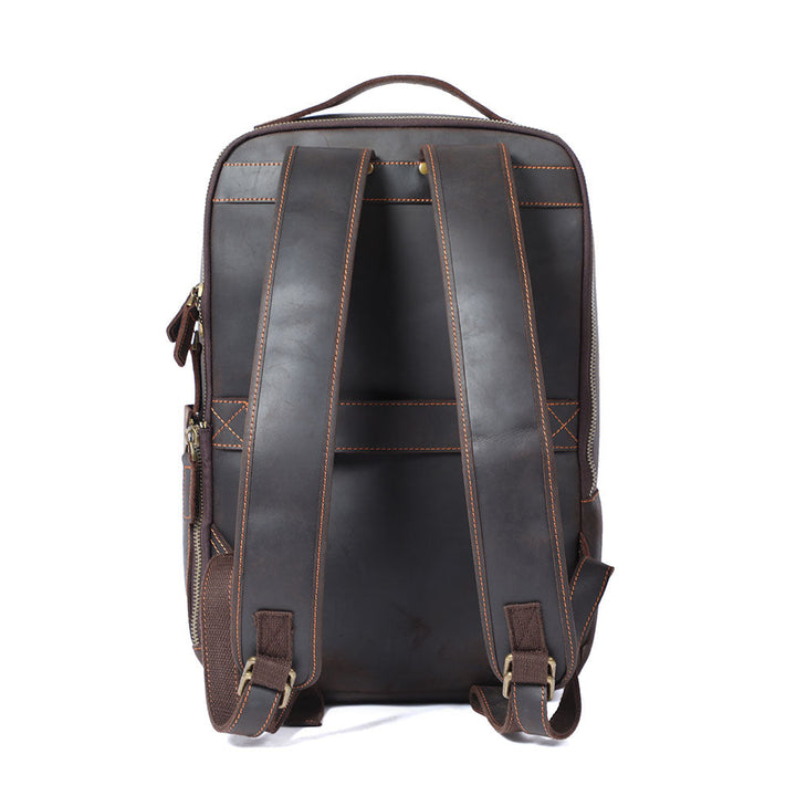 Andrew - Men's Leather Laptop Backpack