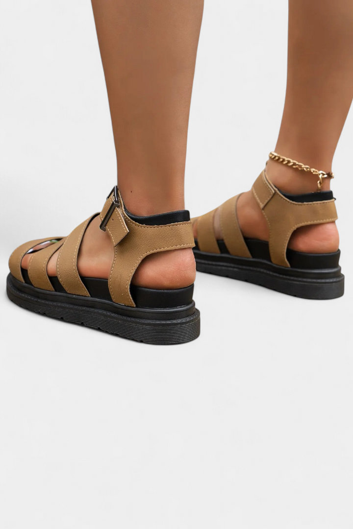 Renes Multi-Strap Sandals with Sturdy Platform