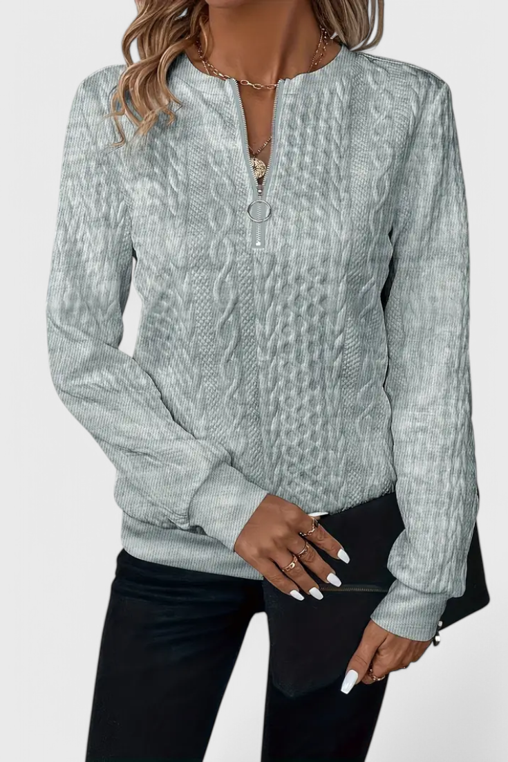 Zoey Cozy Minimalist Knit Sweater