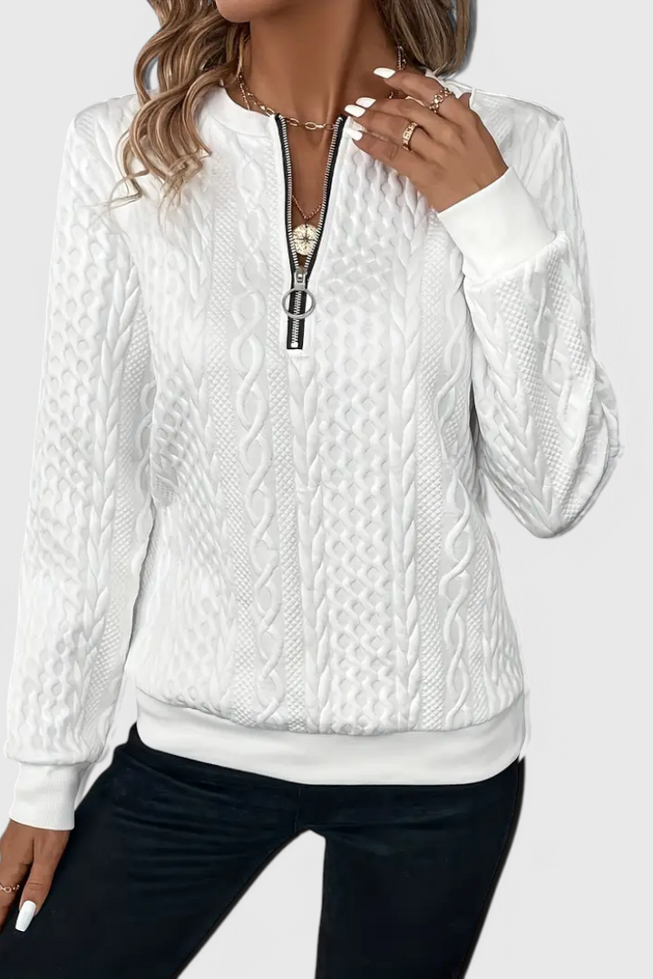 Zoey Cozy Minimalist Knit Sweater