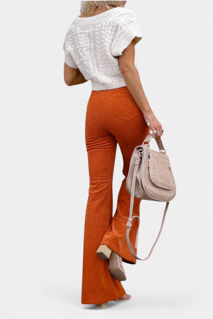 Kiara Wide-Leg High-Waisted Trousers