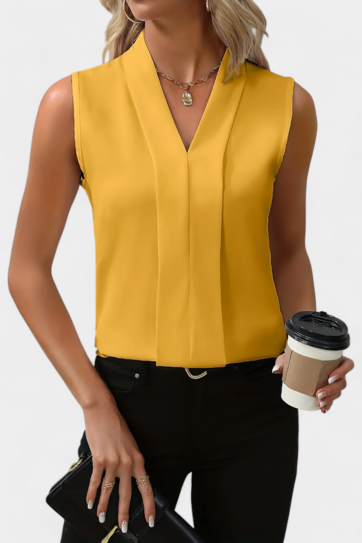 Nele V-Neck Fluid Blouse