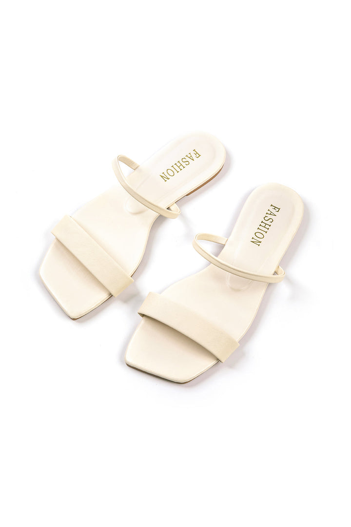 Must-Have Square Toe Flat Sandals