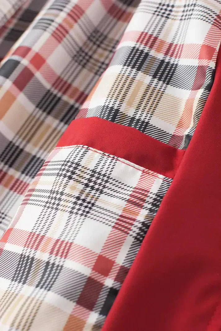 Doemi Fitted Silhouette Long Sleeve Raincoat