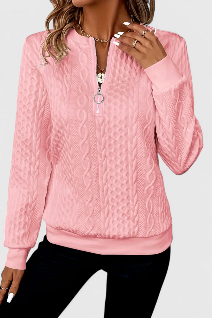 Zoey Cozy Minimalist Knit Sweater