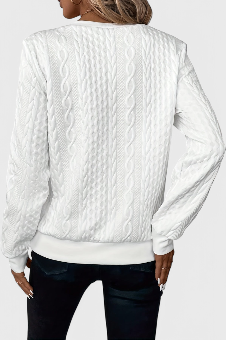 Zoey Cozy Minimalist Knit Sweater