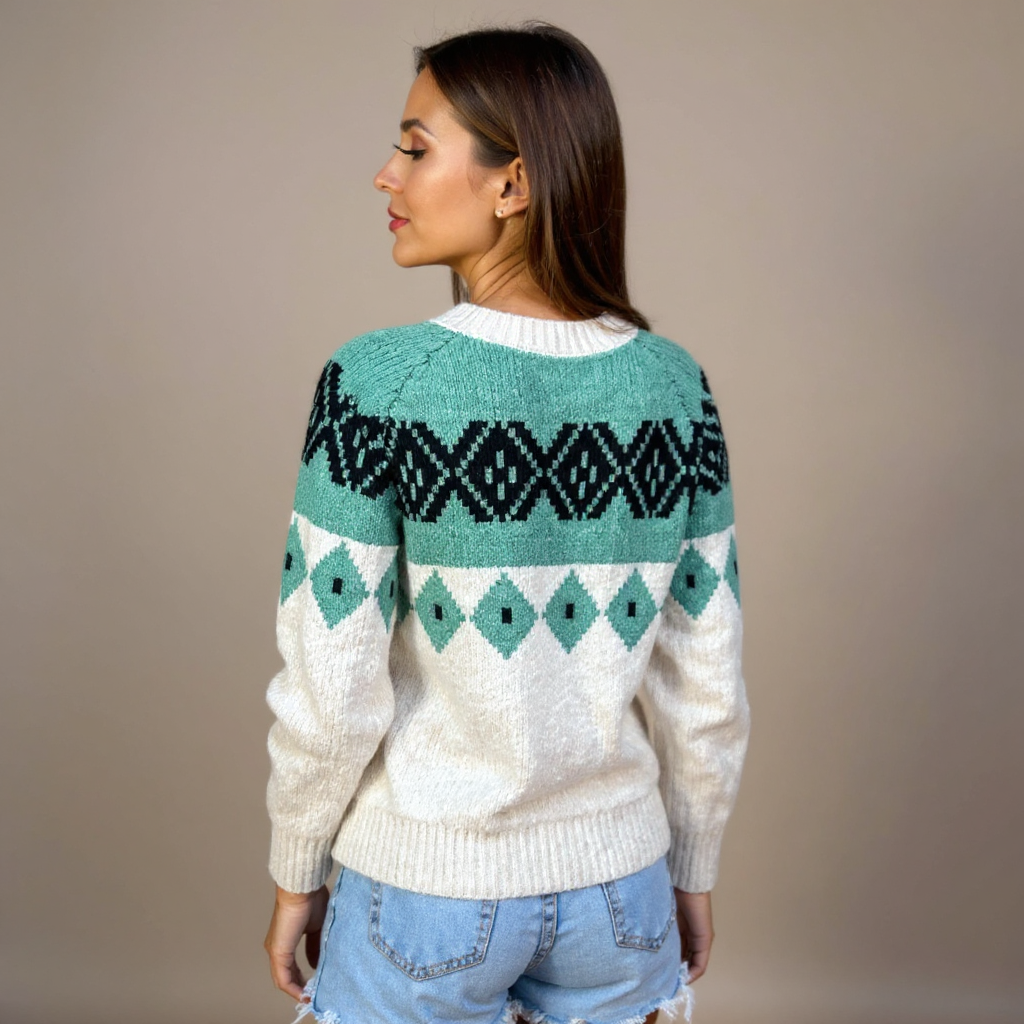 Allison | Vintage-Inspired Island Sweater