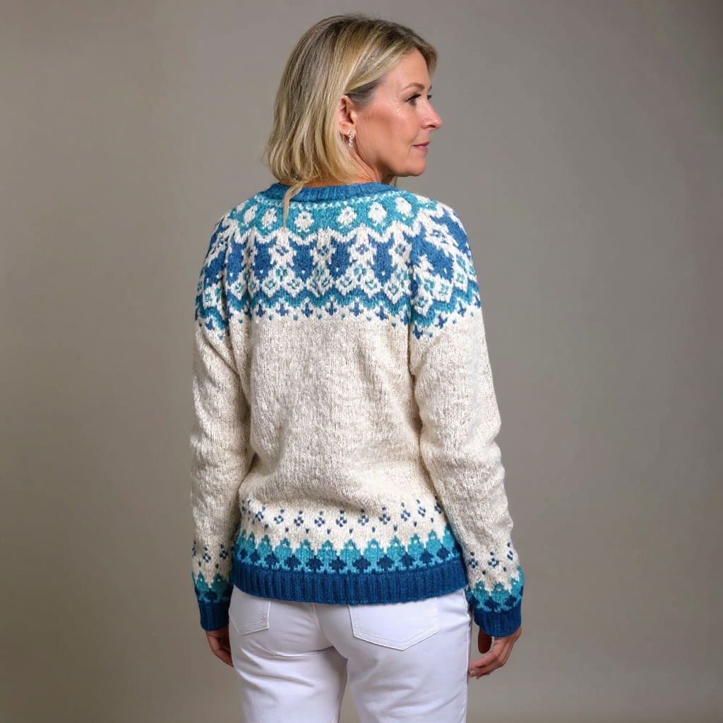 Eva | Retro Knit Cardigan