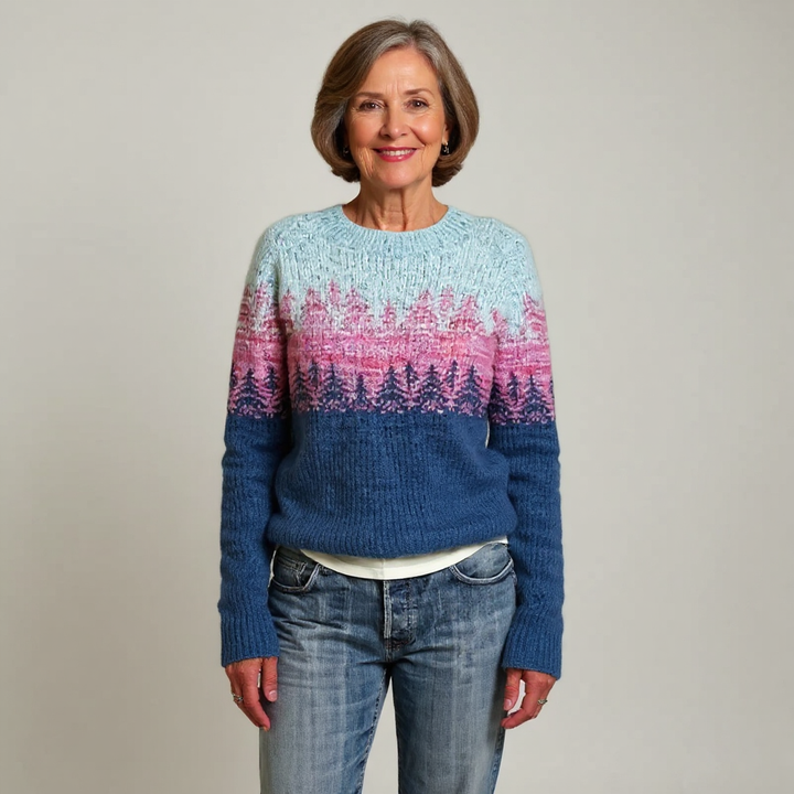 Avery | Retro Islands Knit Sweater