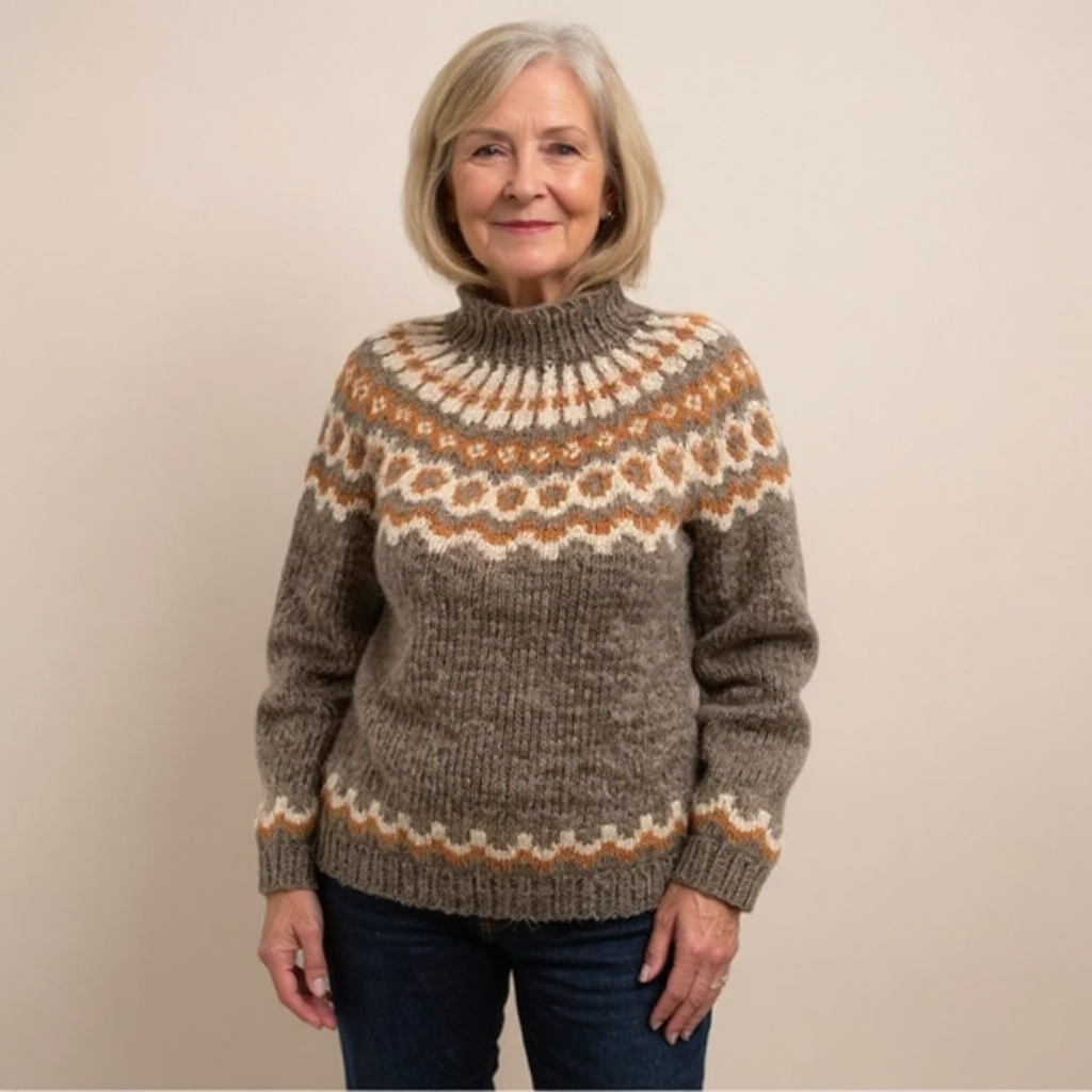 Amara | Classic Icelandic Knit Sweater