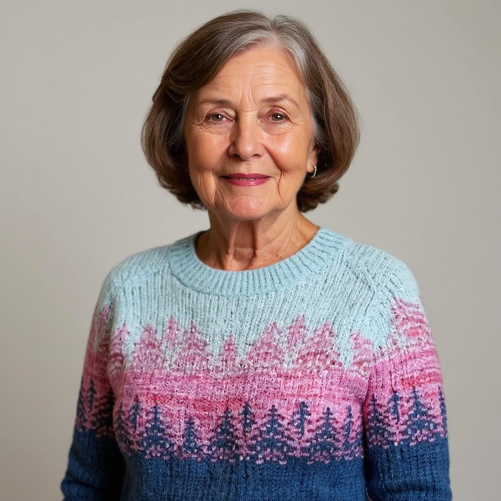 Avery | Retro Islands Knit Sweater