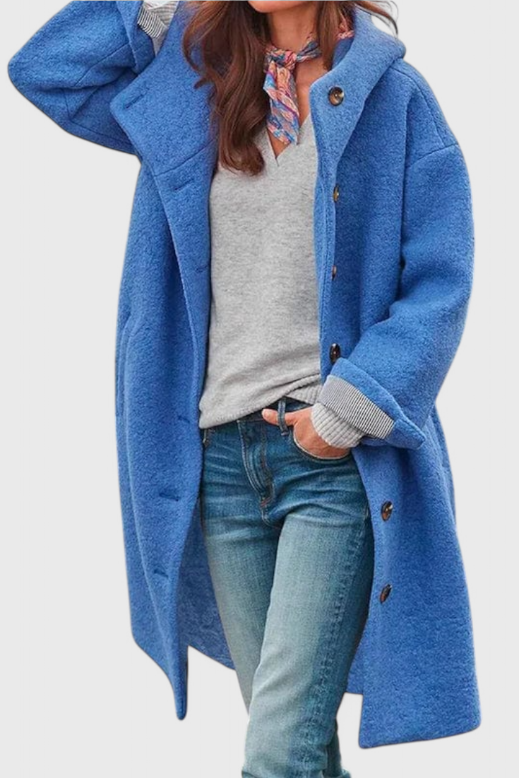 Penélope Chic Tailored Hooded Coat