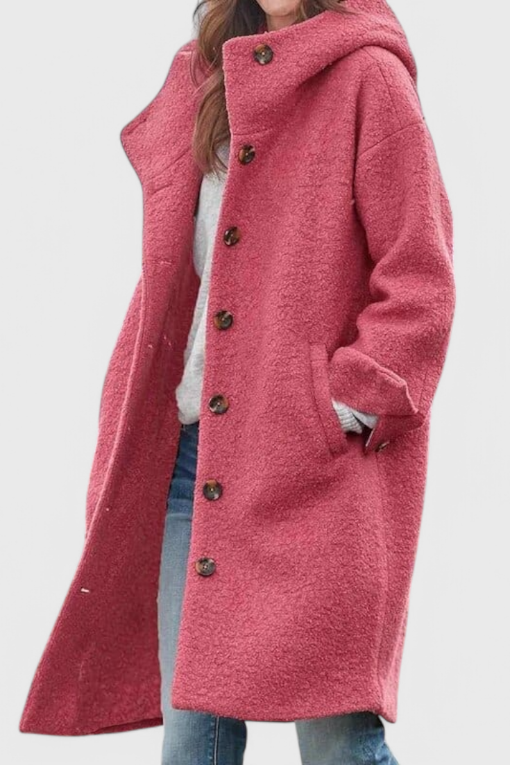 Penélope Chic Tailored Hooded Coat