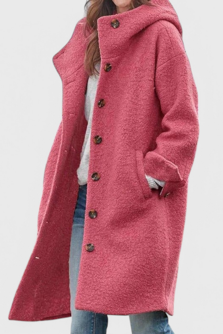Penélope Chic Tailored Hooded Coat