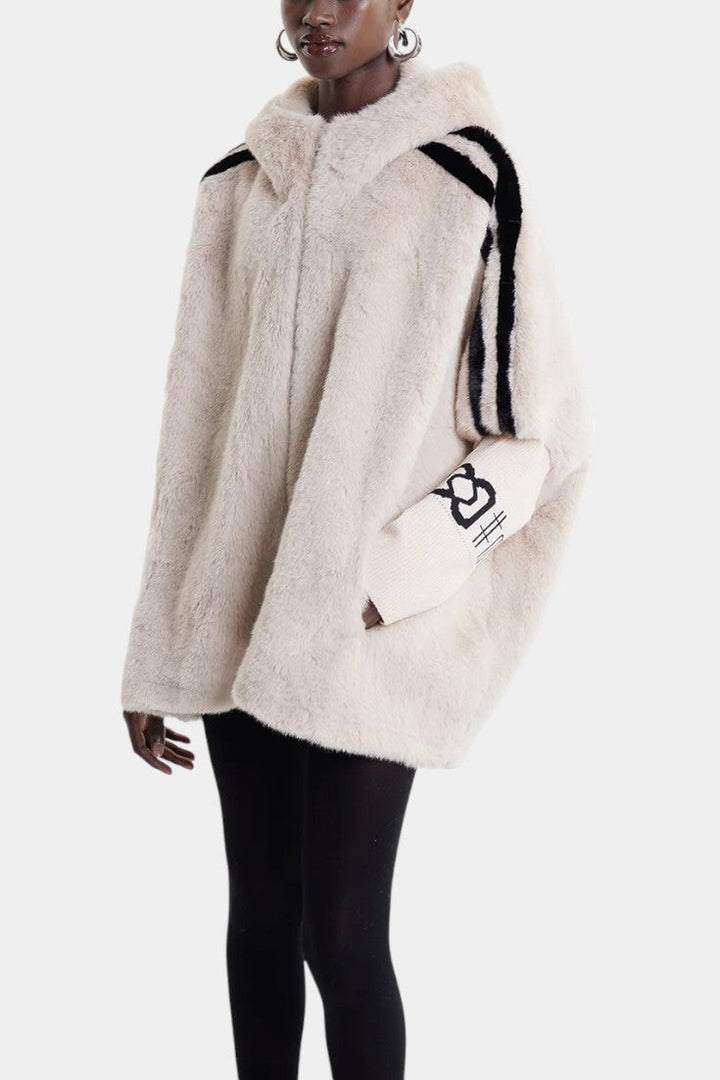 Muriel Faux Fur Hooded Jacket