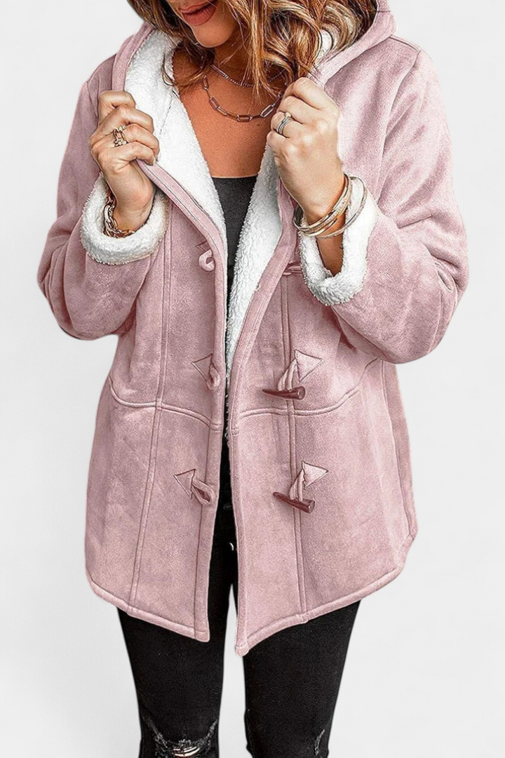 Jessa Chic Long Hooded Overcoat