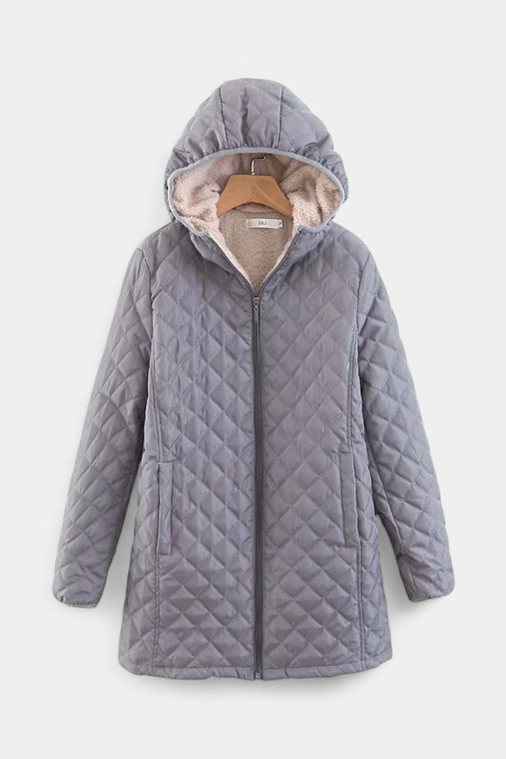 Brélya Fleece-Lined Hooded Jacket