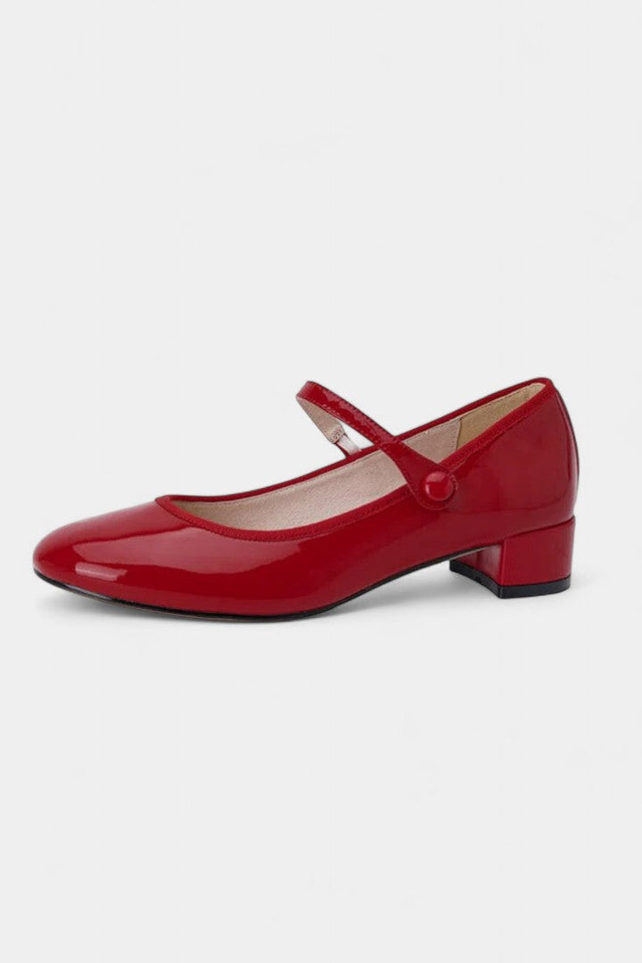 Timeless Soft Leather Livy Mary Janes with Elegant Strap