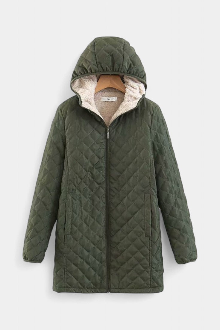 Brélya Fleece-Lined Hooded Jacket