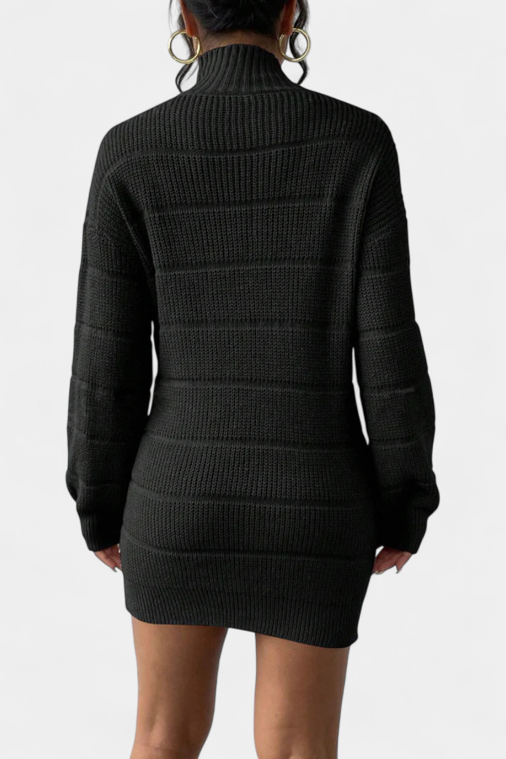 Margaux Turtleneck Mini Sweater Dress