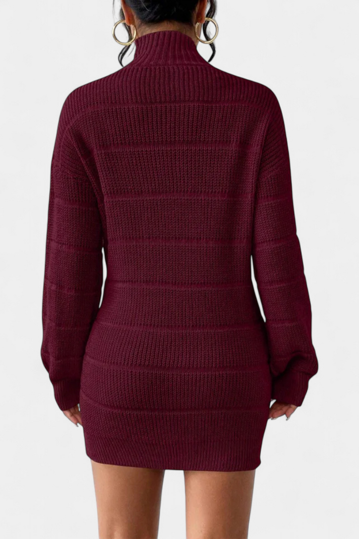 Margaux Turtleneck Mini Sweater Dress