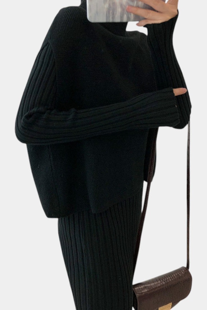 Alectra Modern Silhouette Knit Two-Piece Set