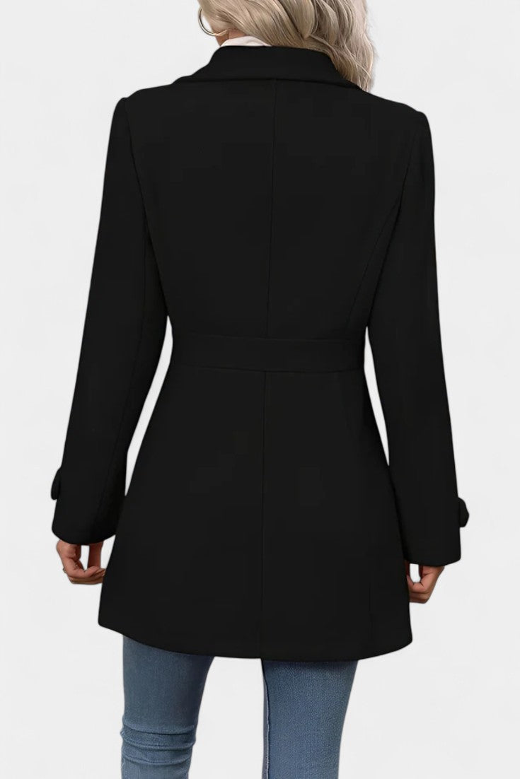 Cléophée Lapel Jacket with Button Closure