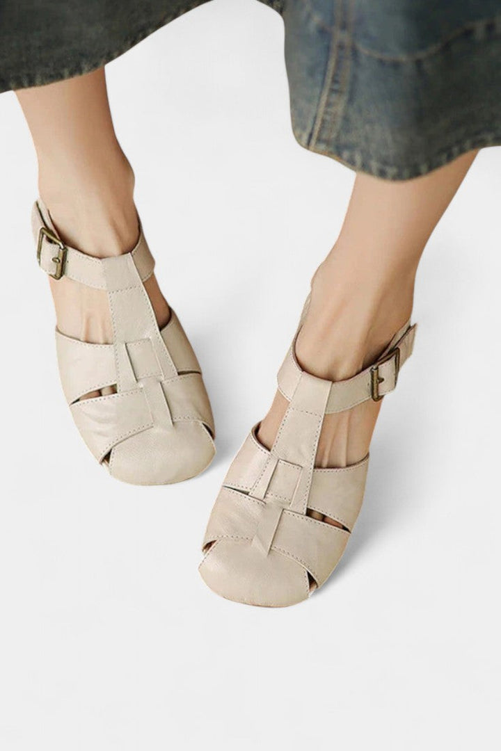 Coralia Square Toe Mary Janes with Contemporary Block Heel
