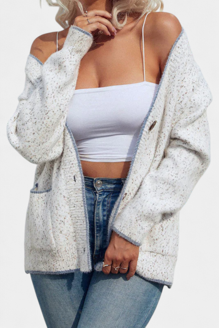 Sana Cozy Thick Knit Jacket with Pockets