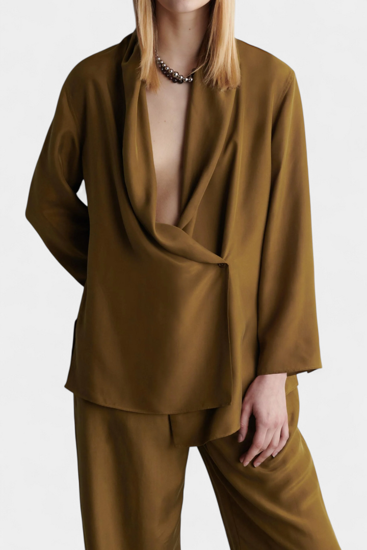 Viscose Blazer Suit Set by Sue